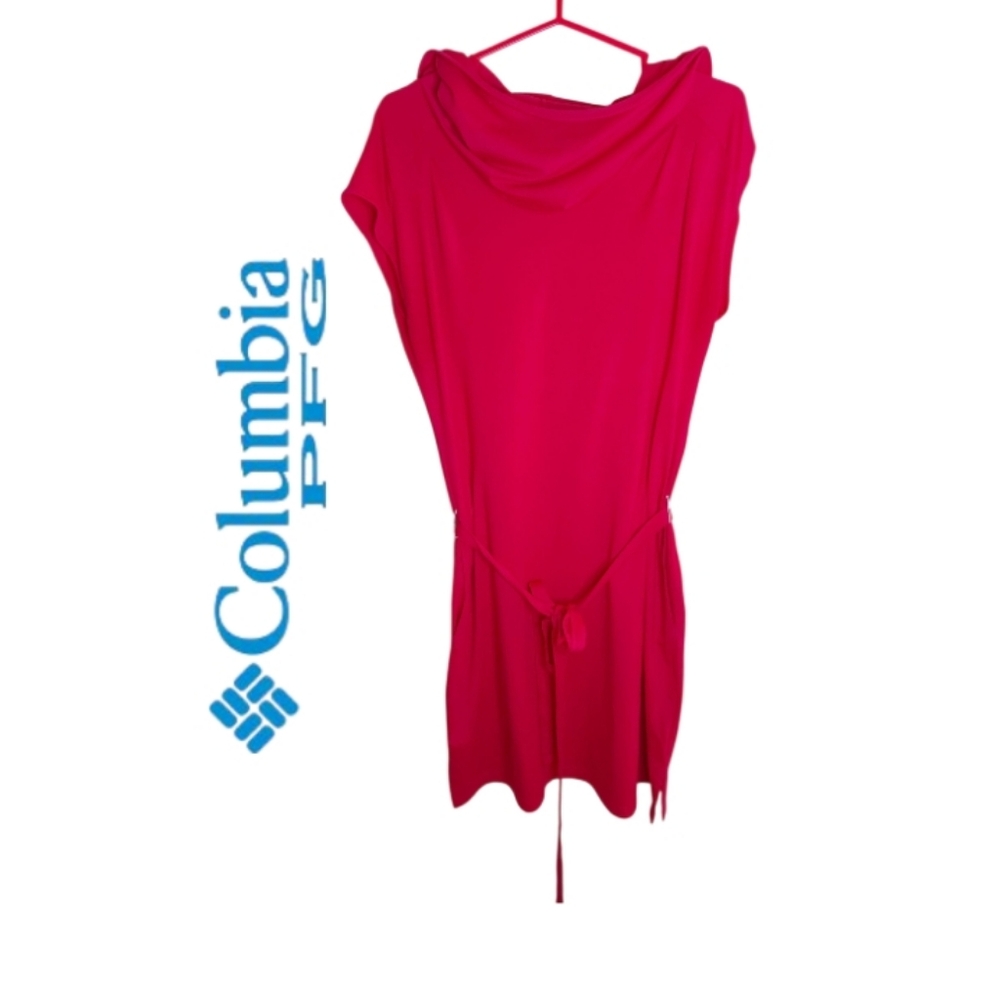 Columbia PFG Omni Wick Sleeveless Dress With Hood And Pockets